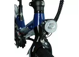 Blaupunkt Folding electric bike, fiete, blue/black, 20in tire, 36v 350w, 10.5ah li-ion, hydr brakes