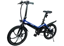 Blaupunkt Folding electric bike, fiete, blue/black, 20in tire, 36v 350w, 10.5ah li-ion, hydr brakes