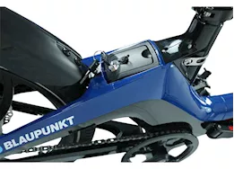 Blaupunkt Folding electric bike, fiete, blue/black, 20in tire, 36v 350w, 10.5ah li-ion, hydr brakes