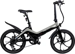 Blaupunkt Folding electric bike, henri, silver/black, 20in tire, 36v 350w, 10.5ah li-ion, hydr brakes