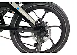 Blaupunkt Folding electric bike, henri, silver/black, 20in tire, 36v 350w, 10.5ah li-ion, hydr brakes