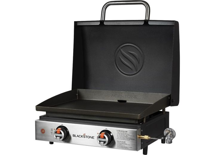 Blackstone 22” Propane Tabletop Griddle with Hood Main Image