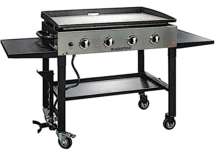 BLACKSTONE 36” PROPANE GRIDDLE COOKING STATION WITH STAINLESS STEEL FRONT PLATE
