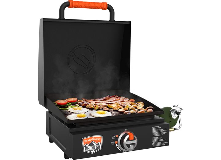 Blackstone On The Go 17” Tabletop Griddle With Hood Omni Outdoor Living 7668