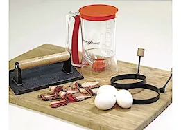 Blackstone Breakfast Kit with Pancake Dispenser, Bacon Press, & Pancake/Egg Rings