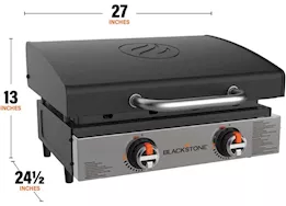 Blackstone Original 22in omnivore stainless front panel tabletop griddle