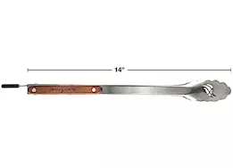 Blackstone 14" Tongs with Wooden Handles