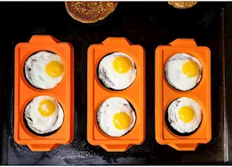 Blackstone 2 section egg ring tray 3 pack