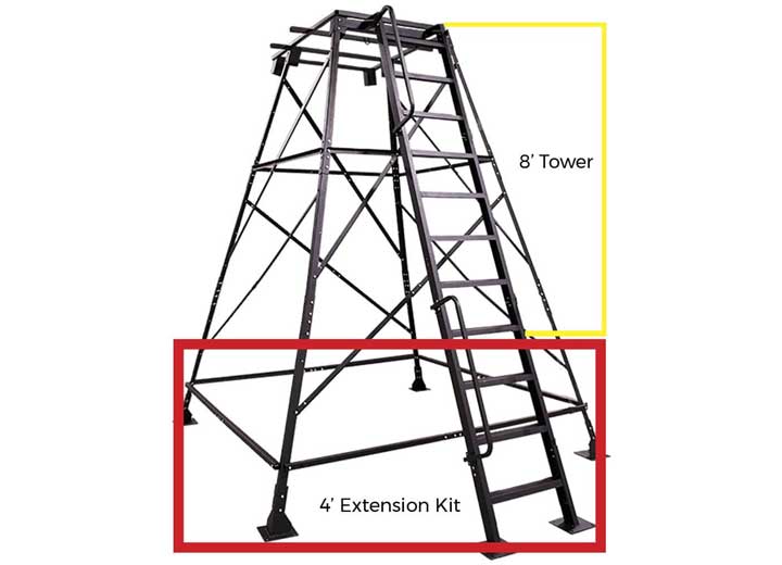 BANKS OUTDOORS 4 FT. EXTENSION FOR 8 FT. TOWER SYSTEM