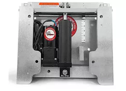 Bob's Machine Action series 4in jac plate, powder coated gloss black