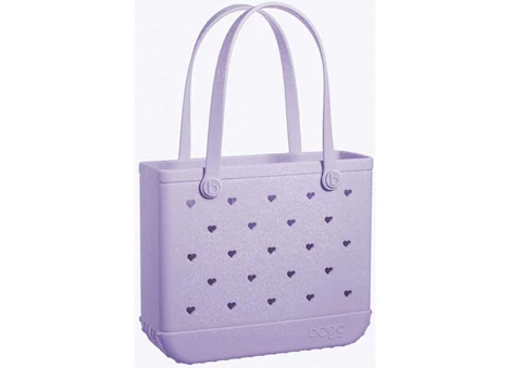 Bogg Bag BABY BOGGS - TONAL HANDBAG-HEART SHIMMER LILAC