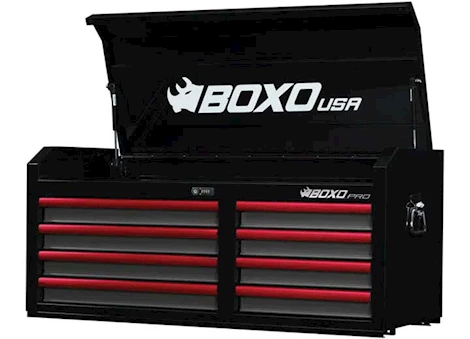 Boxo Tools PRO SERIES 45 8-DRAWER TOP TOOL CHEST GLOSS, BLACK