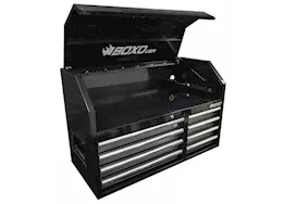 Boxo Tools Tech series, 41in 8-drawer top chest tool box, gloss black