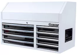 Boxo Tools Tech series, 41in 8-drawer top chest tool box, gloss white