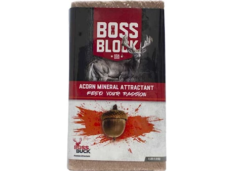 Boss Buck BOSS BLOCK - ACORN MINERAL ATTRACTANT BLOCK - 4 LB
