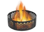 Blue Sky Outdoor Living 36" x 12" Heavy Gauge Decorative Steel Fire Ring - Honeycomb Design