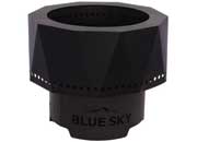 Blue Sky Outdoor Living High Efficiency Ridge Portable Fire Pit w/ Spark Screen - 15.76" Diameter