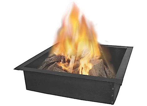 Blue Sky Outdoor Living 36” Square Heavy Duty Steel Fire Ring with Porcelain Coated Finish Main Image