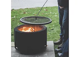 Blue Sky Outdoor Living Spark Screen & Screen Lift for Peak Patio Fire Pit