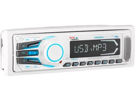 BOSS AUDIO SYSTEMS MR1308UAB MARINE RECEIVER - WEATHERPROOF, BLUETOOTH AUDIO