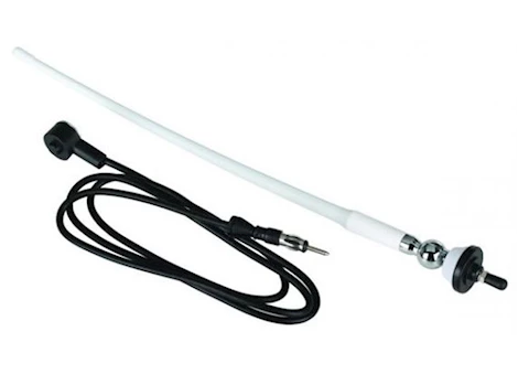BOSS AUDIO SYSTEMS MRANT12W MARINE RUBBER ANTENNA COMPATIBLE WITH MARINE RECEIVE