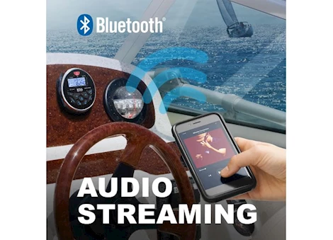 BOSS AUDIO SYSTEMS MGR350B MARINE GAUGE RECEIVER - BLUETOOTH, DIGITAL MEDIA MP3