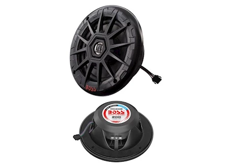 BOSS AUDIO SYSTEMS MRGB65 6.5 INCH MARINE SPEAKERS - WEATHERPROOF, 200 WATTS
