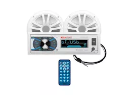 Boss audio systems mck632wb.6 marine weatherproof receiver and speaker package