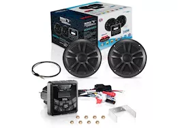 Boss audio systems mckgb450b.6 weatherproof marine gauge receiver and speaker package
