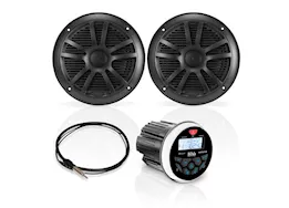 Boss audio systems mckgb350b.6 weatherproof marine gauge receiver and speaker package