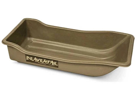 Beavertail Boats and Decoys Small marsh brown sport sled