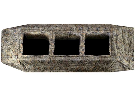 Beavertail Boats and Decoys 1400 BOAT BLIND- BLIND SPOT TIMBER (FITS 14FT - 15FT BOATS UP TO 59IN BEAM)