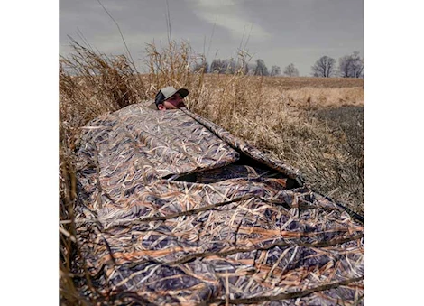 Beavertail Boats and Decoys FINAL ATTACK ULTIMATE PACKAGE;  (MARSH BROWN); INC BOAT BLIND, BACK REST AND COVER