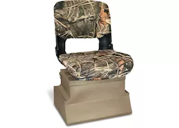 Beavertail Boats and Decoys Stealth 1200 seat box - marsh brown