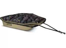 Beavertail Boats and Decoys Large marsh brown wild sled pkg hitch/decoy bag/sled