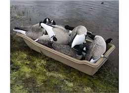 Beavertail Boats and Decoys Medium marsh brown sport sled