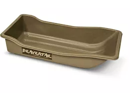 Beavertail Boats and Decoys Small marsh brown sport sled