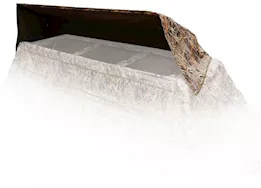 Beavertail Boats and Decoys 1400/1600 boat blind top- blind spot timber