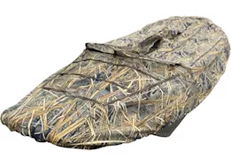 Beavertail Boats and Decoys Stealth 2000 lay out blind - karma wetland