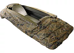 Beavertail Boats and Decoys Final attack ultimate package;  (marsh brown); inc boat blind, back rest and cover