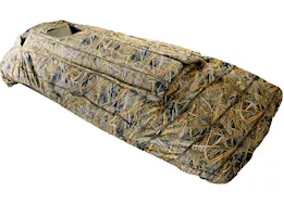 Beavertail Boats and Decoys Final attack ultimate package;  (marsh brown); inc boat blind, back rest and cover