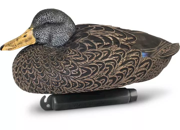 Beavertail Boats and Decoys Refuge series black duck floater decoys 6pk