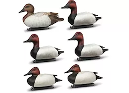 Beavertail Boats and Decoys Refuge series canvasback floater decoys 6pk