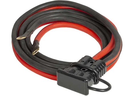 Buyers Products REPLACEMENT 7.5 FOOT BATTERY-SIDE BOOSTER CABLES WITH BLACK QUICK CONNECT