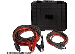 Buyers Products 32.5 foot long booster cables with black quick connect - 1000 amp