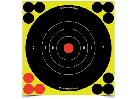 Birchwood Casey Shoot-N-C 6" Bullseye Target - 60 Pack|BC-34550