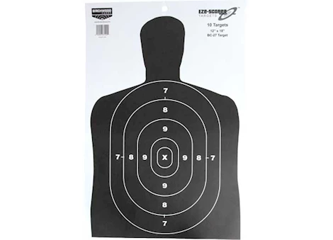 Birchwood Casey Eze-Scorer 12" x 18" BC-27 Target - 10 Pack|BC-37202