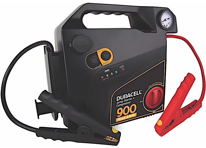Battery Biz Duracell 900 amp portable emergency jumpstarter with air compressor Main Image