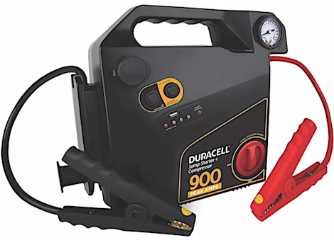 Battery Biz DURACELL 900 AMP PORTABLE EMERGENCY JUMPSTARTER WITH AIR COMPRESSOR