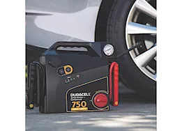 Battery Biz Duracell 750 amp portable emergency jumpstarter with air compressor